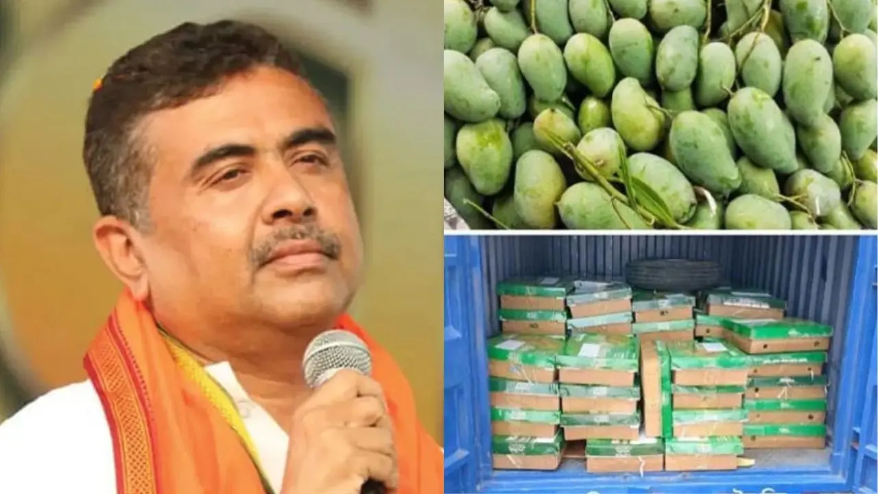 শুভেন্দু অধিকারীকে আম উপহার বাংলাদেশের
