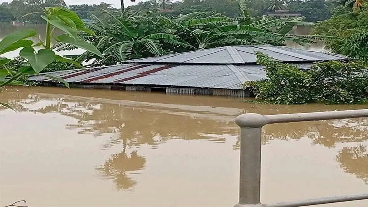 উজানে ভারি বৃষ্টির প্রভাব, কয়েকটি জেলায় বন্যার ঝুঁকি