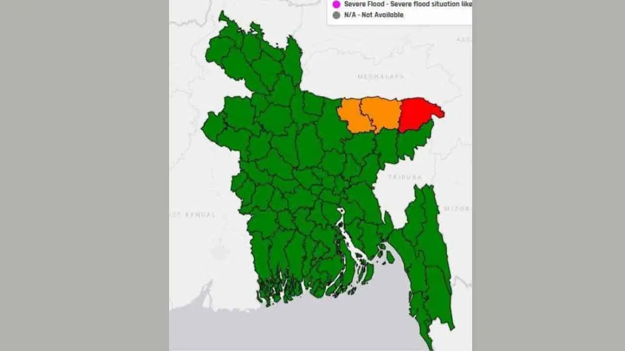সিলেটে বন্যা পরিস্থিতি স্থিতিশীল থাকতে পারে