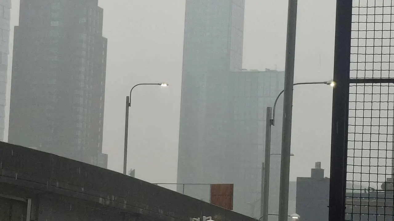 ফাইনালের আগে তুমুল বৃষ্টি নিউইয়র্কে
