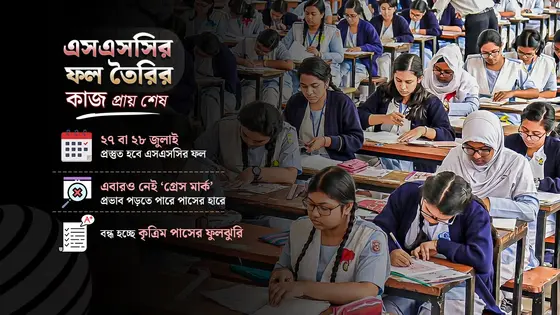 এবারও এসএসসিতে গ্রেস নেই, ‘যা লিখেছে, তাই নম্বর’ নীতিতে মূল্যায়ন