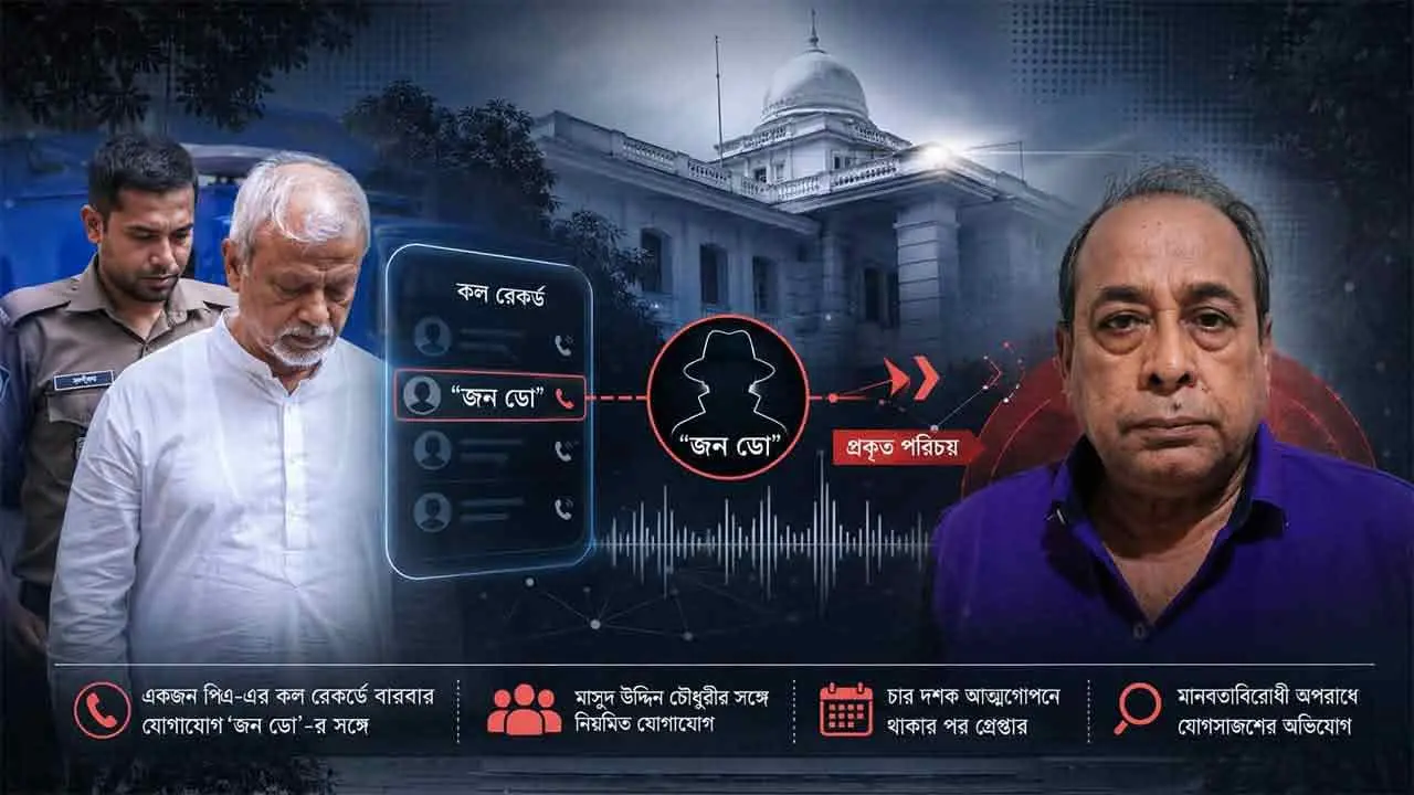 ‘জন ডো’ রহস্যের জট খুলতেই সামনে এলেন মোজাফফর