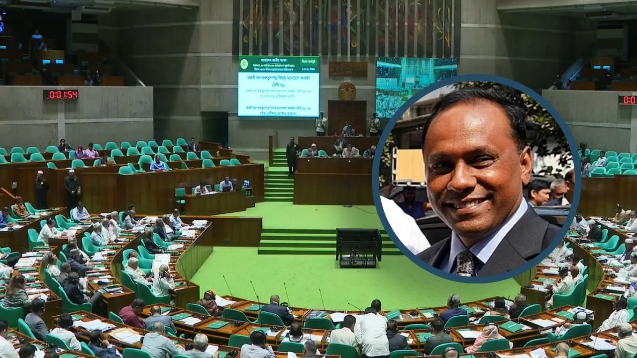 সংসদের ছাদে চুইয়ে পড়ে পানি, বাটি রাখার গল্প ডেপুটি স্পিকারের