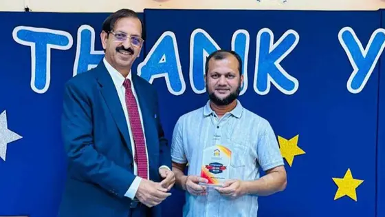আমিরাতে আবারও বর্ষসেরা স্টাফ নির্বাচিত হলেন ফটিকছড়ির ইউনুস