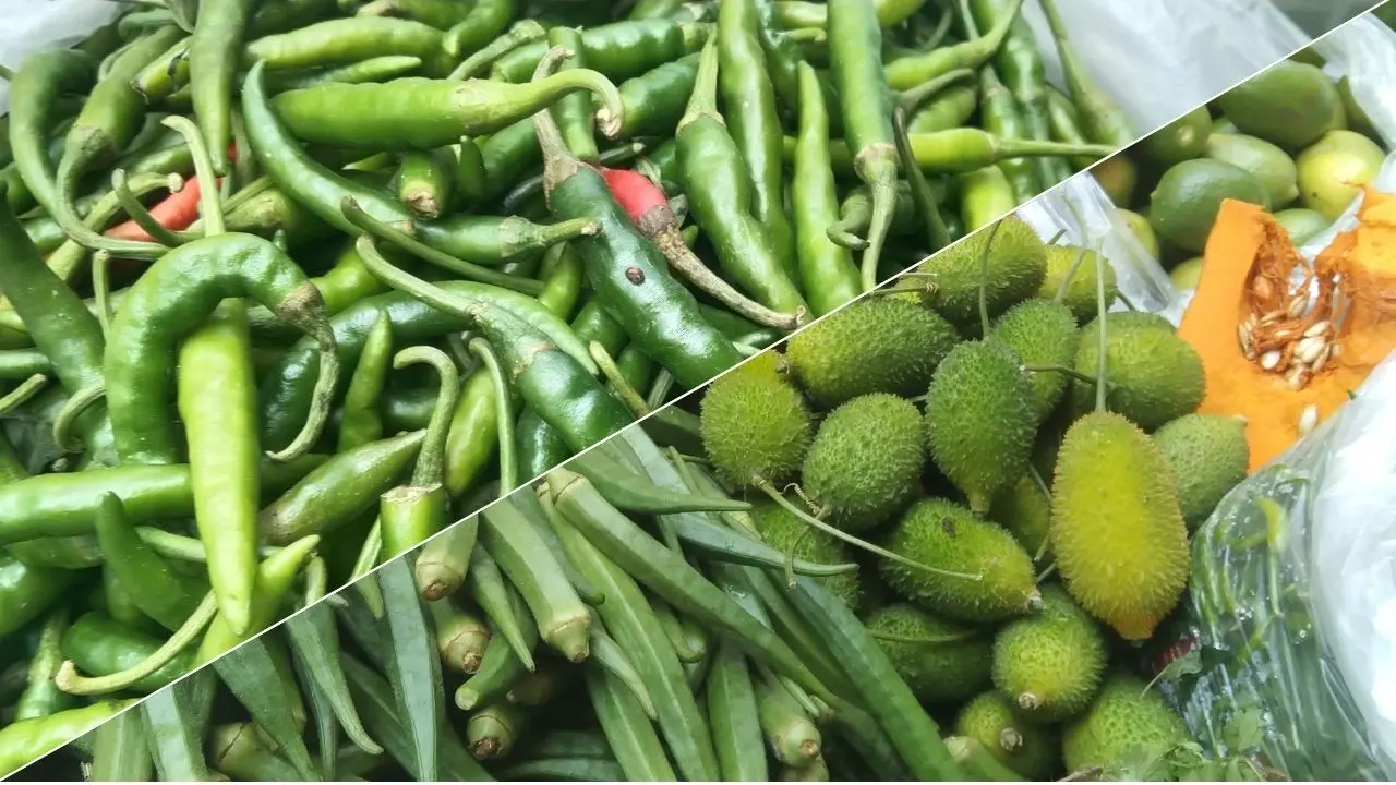 বেগুনের কেজি ১৫০ আর ৪০০ ছুঁই ছুঁই কাঁচা মরিচ