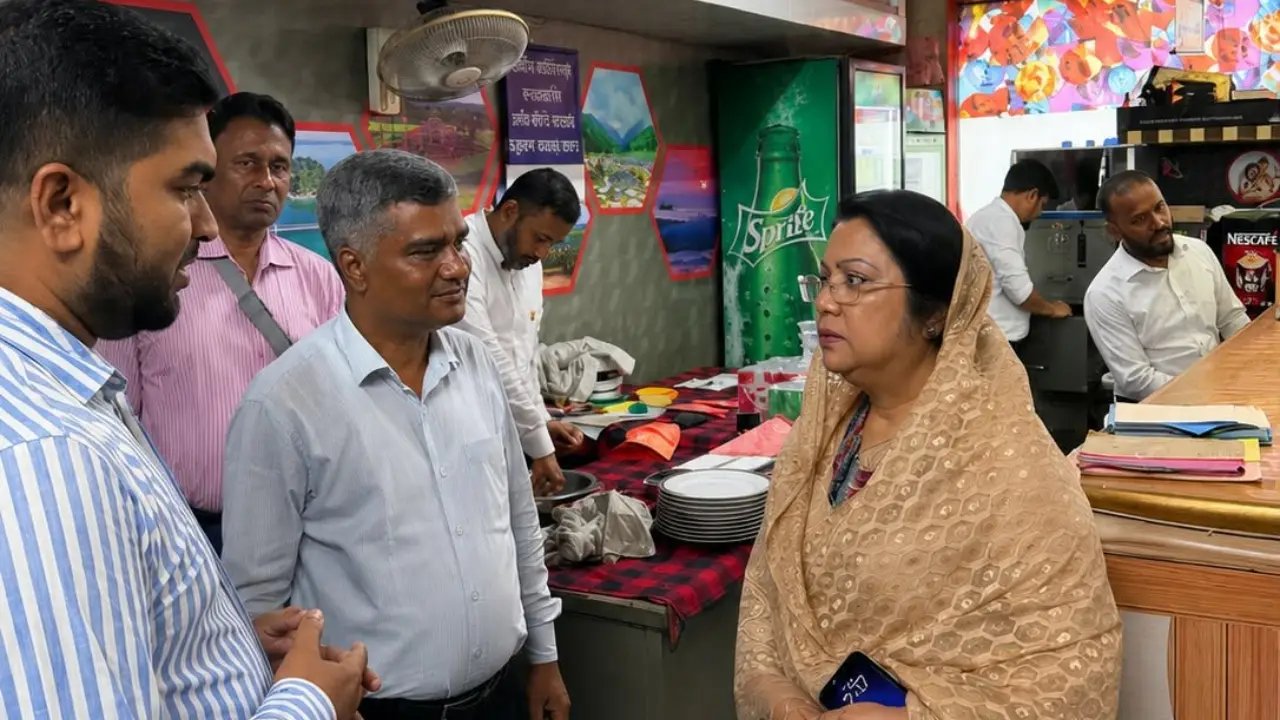 হঠাৎ সচিবালয়ের এক্সিকিউটিভ ক্যান্টিন পরিদর্শনে পর্যটনমন্ত্রী