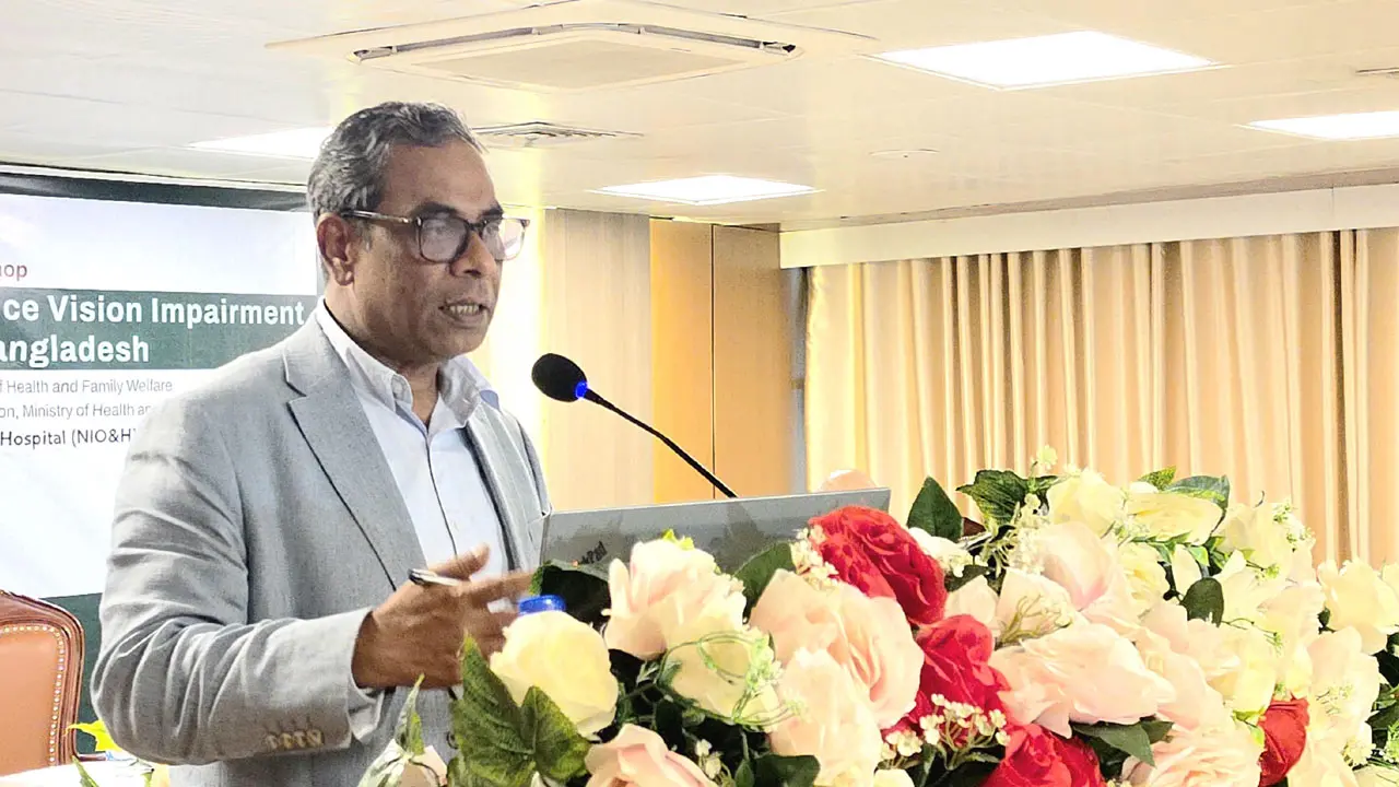 আগামী ৫ বছরে ছানিজনিত অন্ধত্ব নির্মূলের আশা স্বাস্থ্য প্রতিমন্ত্রীর