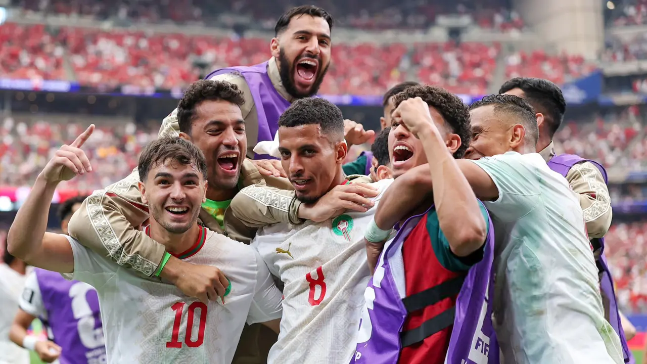 দাপুটে জয়ে সবার আগে কোয়ার্টার ফাইনালে মরক্কো