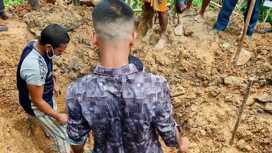 স্ত্রী বিদেশ চলে গেছেন বলে স্বামীর প্রচার, পরে মিলল মাটিচাপা দেওয়া মরদেহ