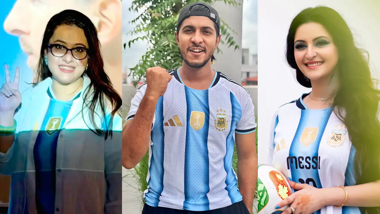 আর্জেন্টিনার জয়ে শোবিজে উল্লাস: ‘জাদুকর যখন মাঠে, ভয়ের কী আছে’