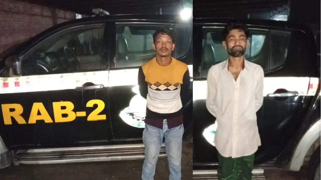 তেজগাঁওয়ে ভাঙারি ব্যবসায়ী হত্যা, র্যাবের হাতে গ্রেপ্তার ২