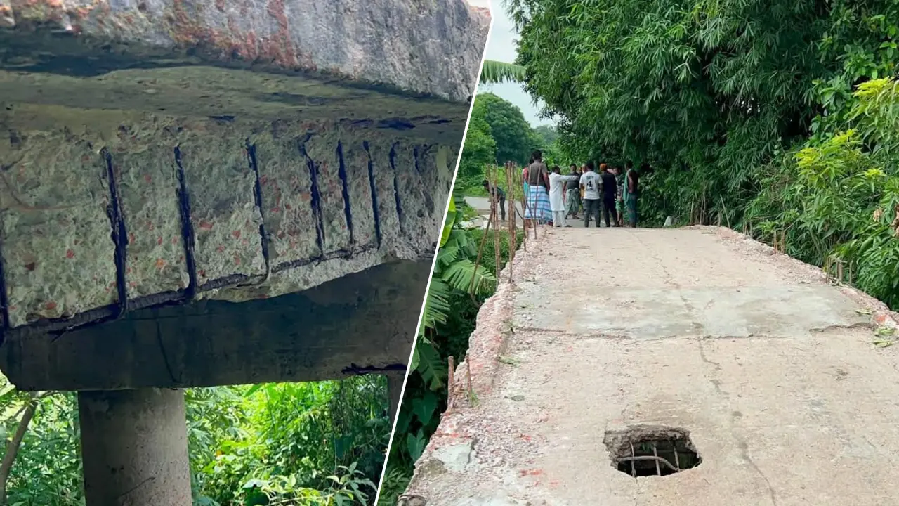 মরণফাঁদে পরিণত দুই সেতু, দুর্ভোগে ১০ গ্রামের বাসিন্দা