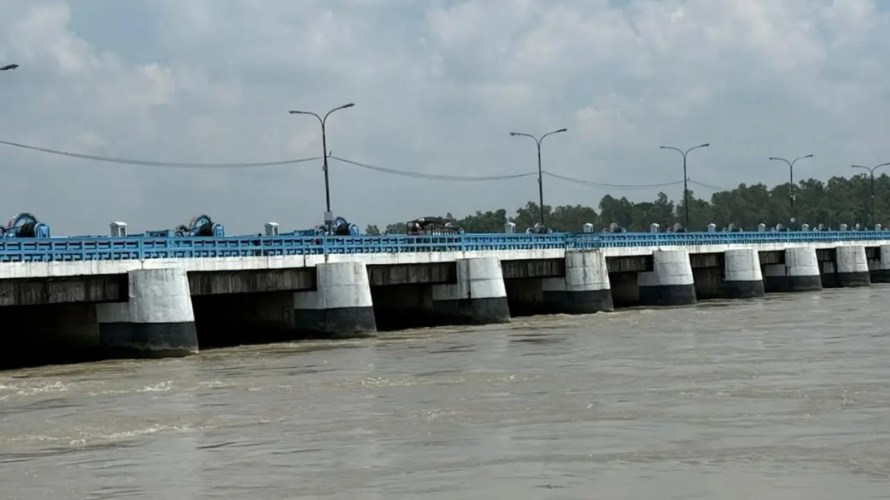তিস্তার পানি বৃদ্ধি, খুলে রাখা হয়েছে ব্যারাজের ৪৪ জলকপাট