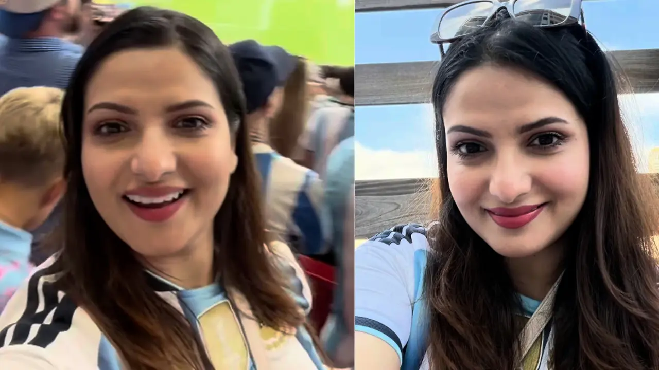 আর্জেন্টিনা পিছিয়ে পড়ায় কেঁদে ফেলেন অভিনেত্রী তনুশ্রী
