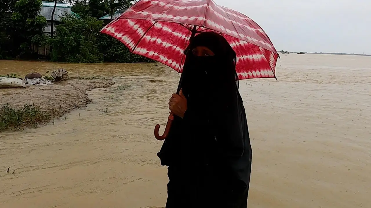 নেত্রকোণায় বাড়ছে নদ-নদীর পানি, বিপৎসীমা ছুঁইছুঁই উপদাখালী