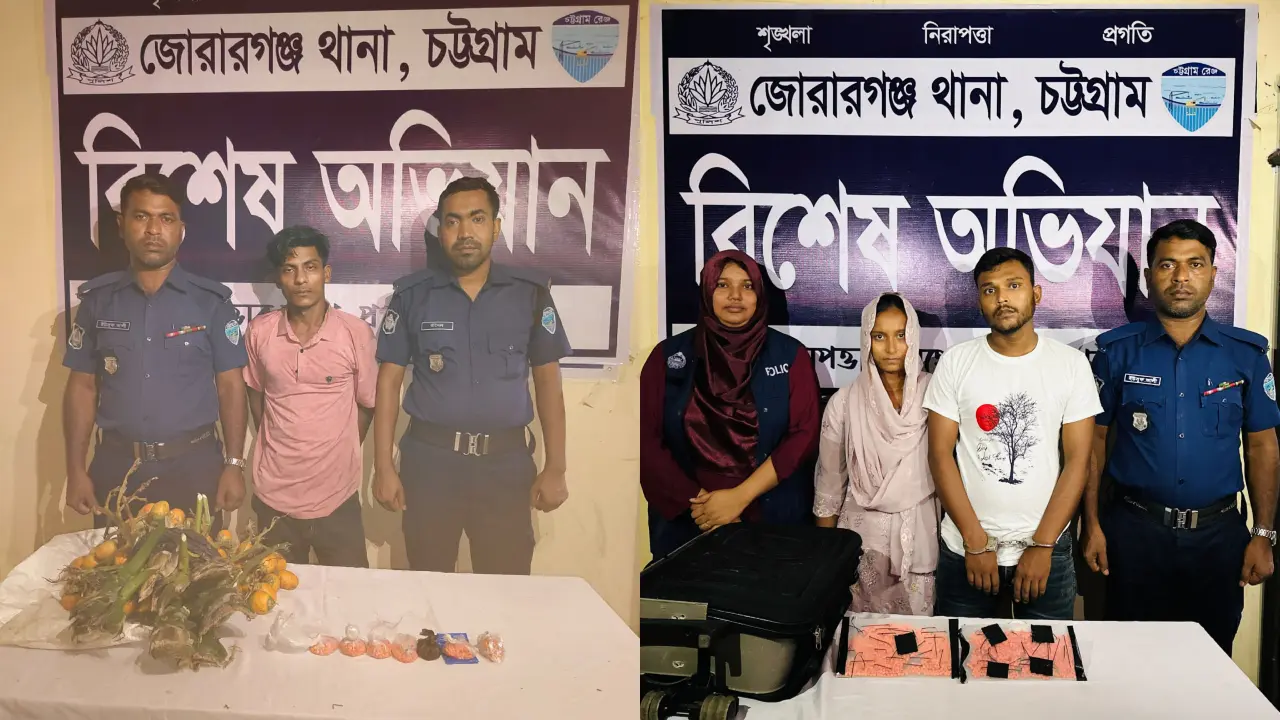 চট্টগ্রামে সুপারির ডাটায় কৌশলে ইয়াবা পাচার, গ্রেপ্তার ৩