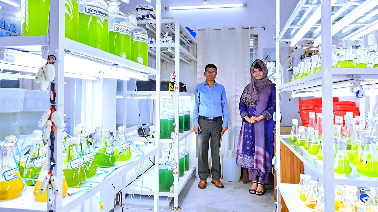 দেশে প্রথম সমন্বিত অণুশৈবালভিত্তিক অ্যাকোয়াফিড প্রযুক্তি উদ্ভাবন