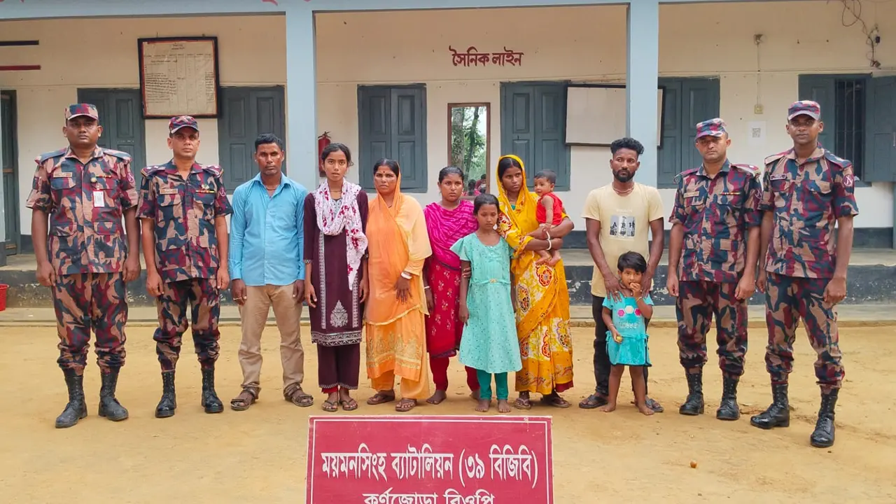 ভারতে প্রবেশের পরিকল্পনা ভেস্তে দিল বিজিবি, শিশুসহ আটক ৯