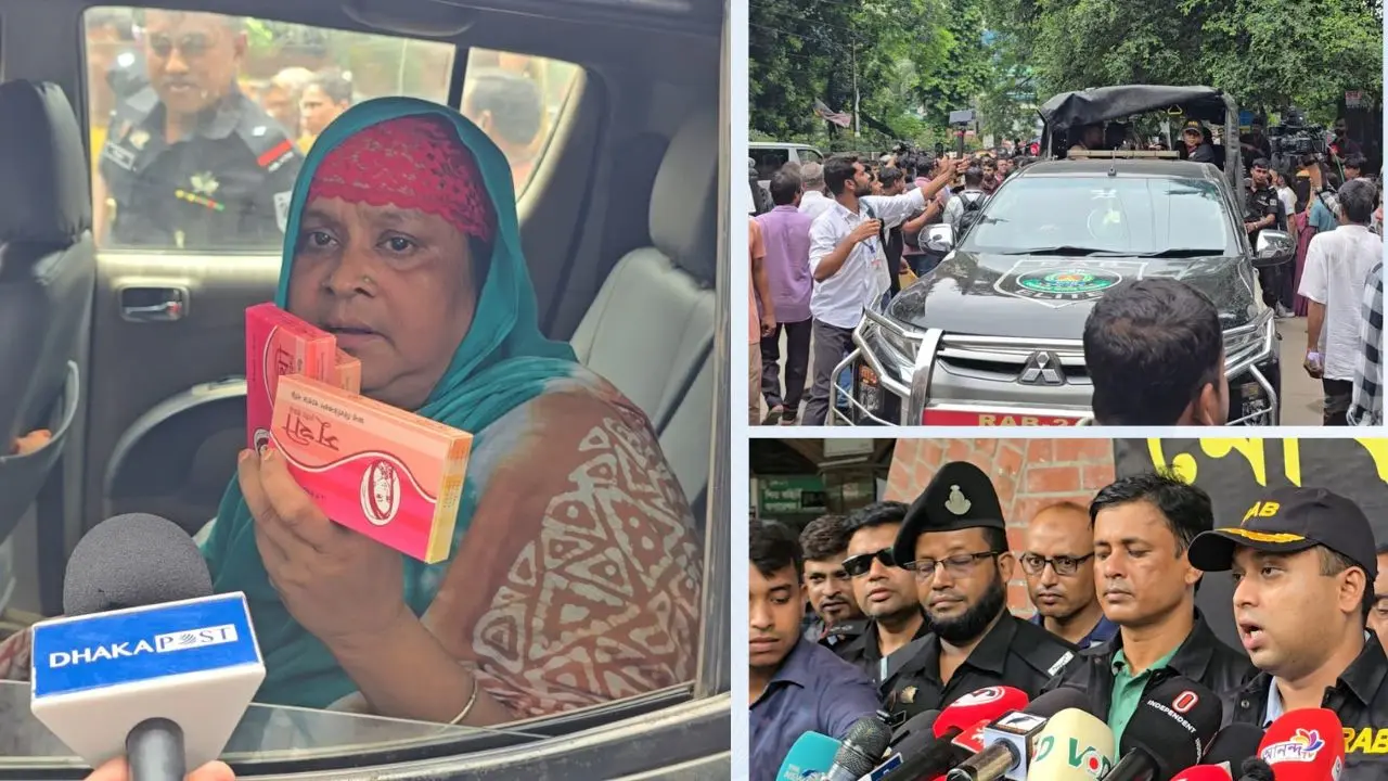 শেরেবাংলা নগরে সরকারি তিন হাসপাতালে র‍্যাবের অভিযান, আটক-১৩