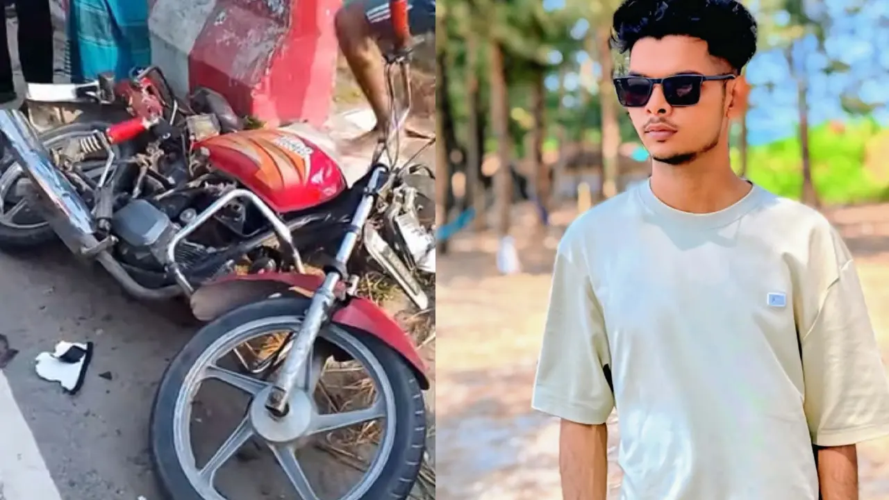 ভাগনিকে বাইক চালানো শেখাতে গিয়ে ট্রাকে ধাক্কা, প্রাণ গেল মামার