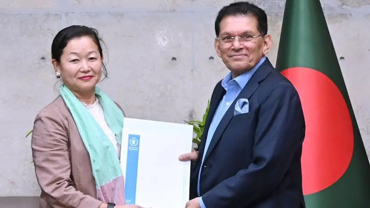 পরিচয়পত্র পেশ করলেন পিপিডি-ডব্লিউএফপির কান্ট্রি প্রতিনিধিরা