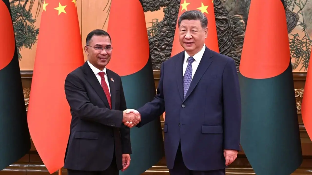 শি জিনপিংয়ের সঙ্গে তারেক রহমানের শুভেচ্ছা বিনিময়