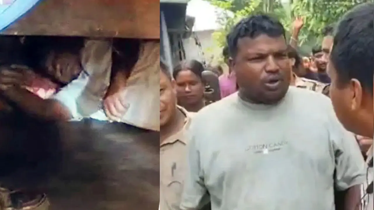 জনরোষ থেকে বাঁচতে খাটের নিচে লুকালেন তৃণমূল নেতা