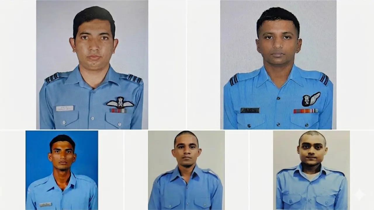 ভারতের বিমানবাহিনীর বিমান বিধ্বস্ত হয়ে পাঁচ সেনা নিহত