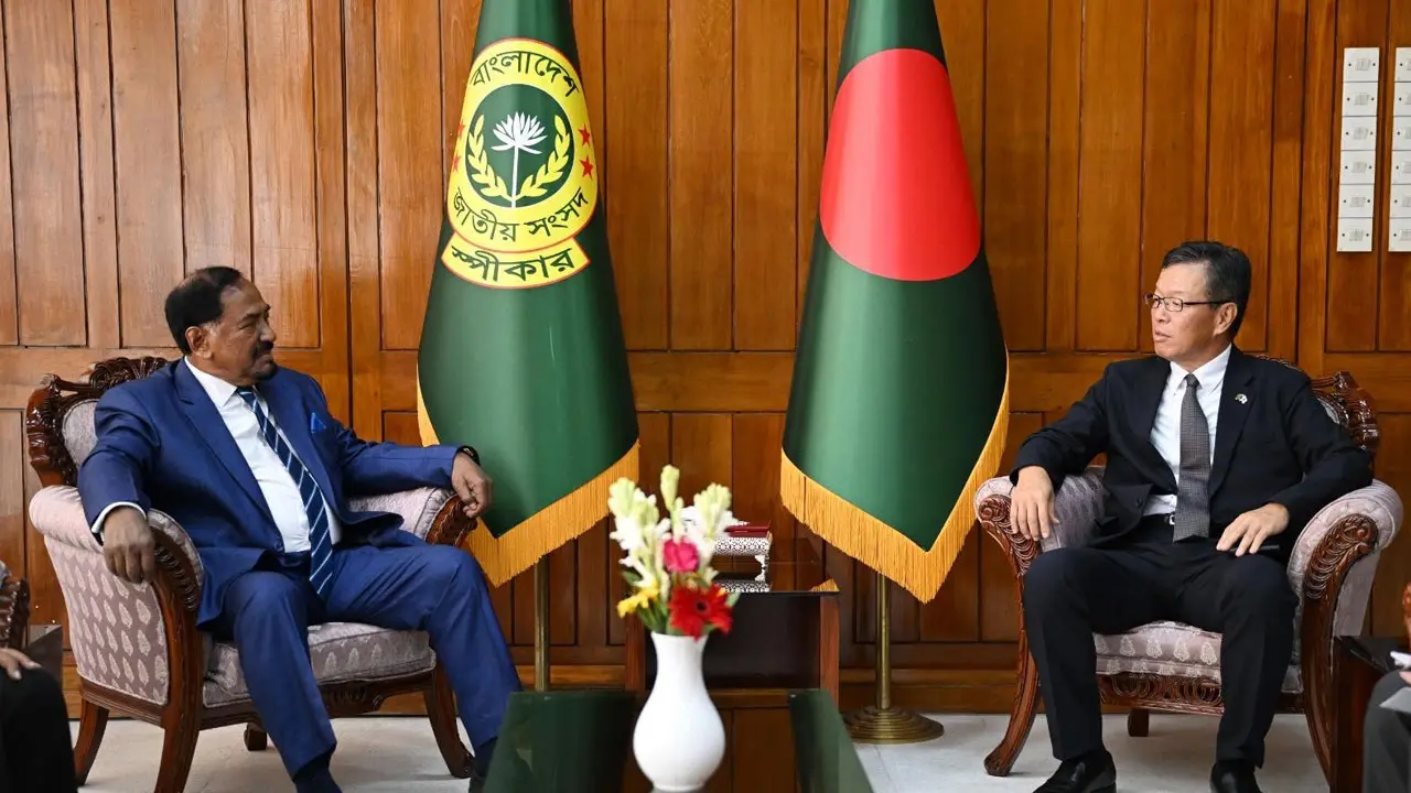 স্পিকারের সঙ্গে জাপানের রাষ্ট্রদূতের সৌজন্য সাক্ষাৎ