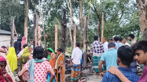 মাদকের টাকা না পেয়ে স্ত্রীকে ঘরে তালাবদ্ধ করে আগুন দিলেন স্বামী