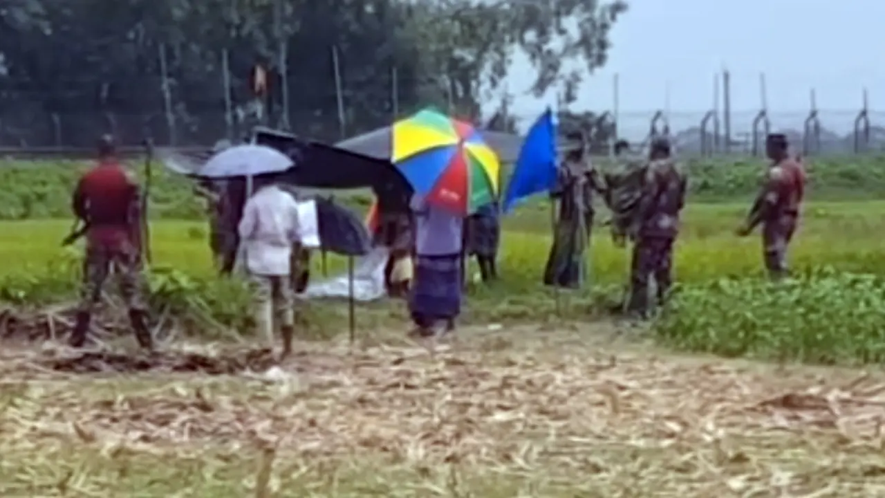 রৌমারী সীমান্তে শূন্যরেখায় সাত দিন ধরে ৫ জনের মানবেতর জীবন