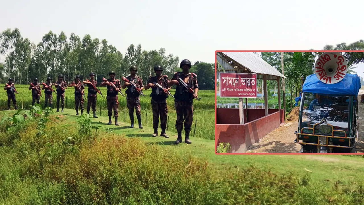 কুড়িগ্রাম সীমান্তে পুশইন ঠেকাতে বিজিবির টহল জোরদার