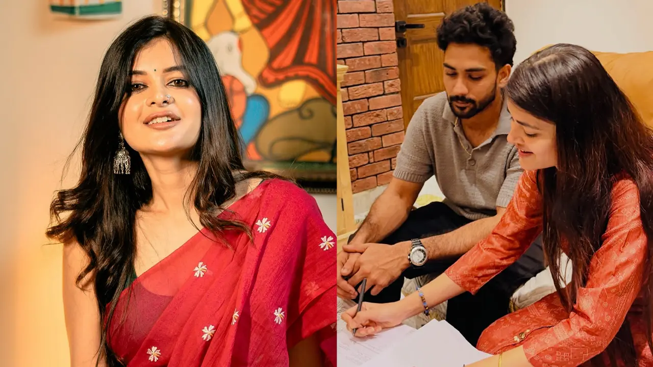 সংসারের পাঁচ মাস পর আইনি বিয়ে সারলেন মধুমিতা