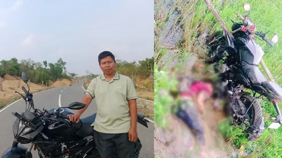 মোটরসাইকেল নিয়ন্ত্রণ হারিয়ে খাদে, এনজিও কর্মী নিহত