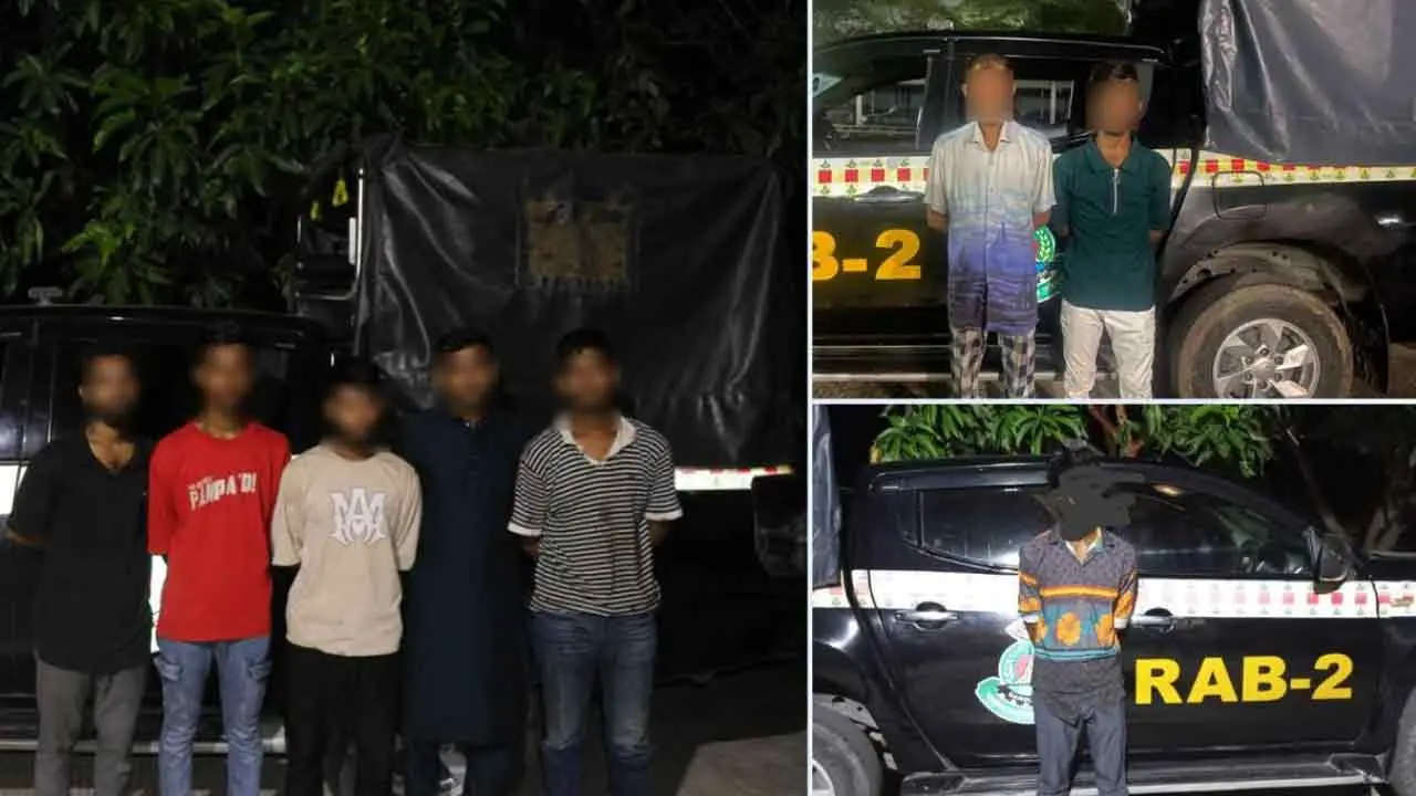 মোহাম্মদপুরে পথচারীদের সর্বস্ব লুট করত ‘পাটালি গ্রুপ’ : র‌্যাব