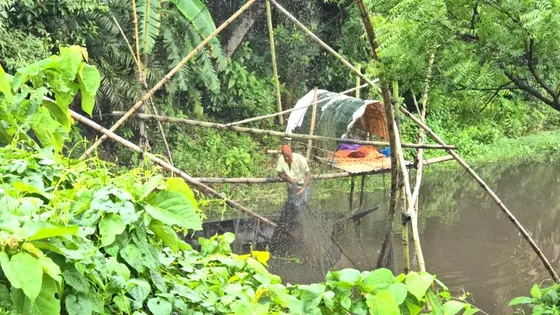 খরা জালে বাঁধা রহমান মিয়ার জীবন-জীবিকা