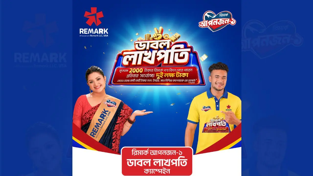রিমার্কের ডাবল লাখপতি ক্যাম্পেইন, বিক্রেতাদের জন্য কোটি কোটি টাকার উপহার