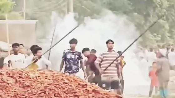 সুদের টাকা নিয়ে ব্রাহ্মণবাড়িয়ায় ৩ ঘণ্টাব্যাপী সংঘর্ষ, ওসিসহ আহত ২৫