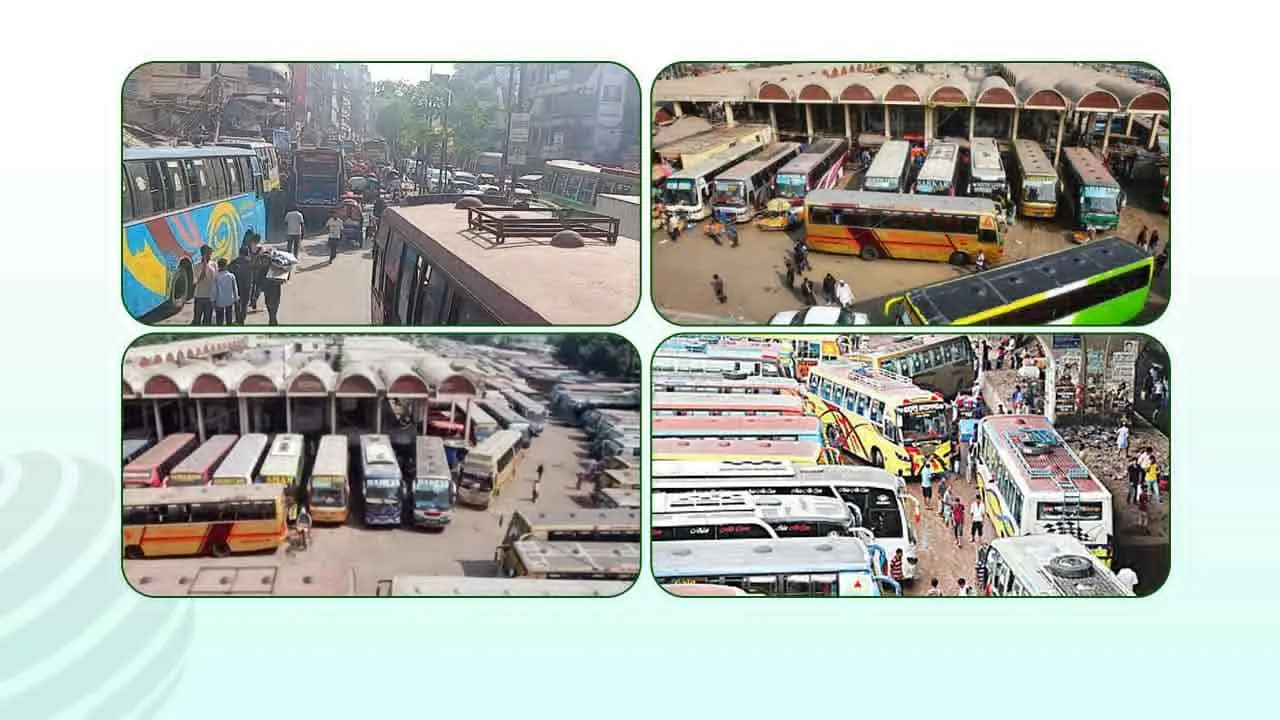 রাজধানীর ৪টি বাস টার্মিনাল দ্রুত স্থানান্তরের নির্দেশ প্রধানমন্ত্রীর