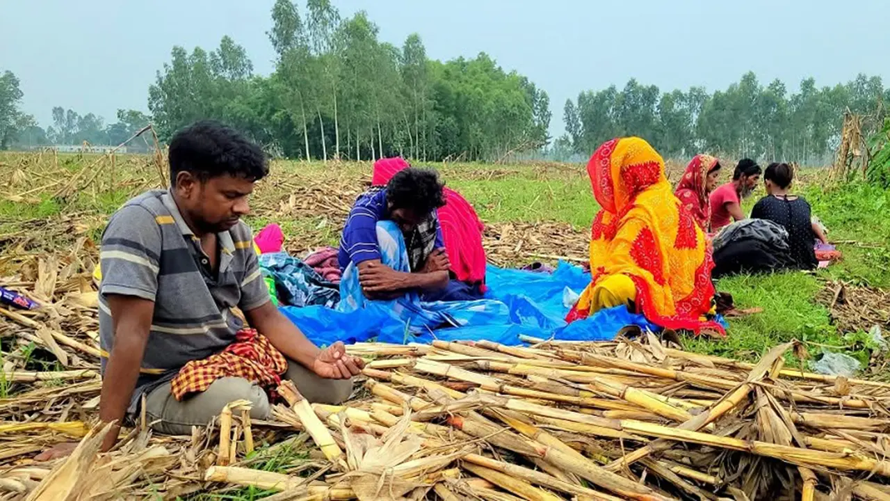 অন্তঃসত্ত্বা নারীসহ ৩৬ ঘণ্টা মানবেতর জীবন, পতাকা বৈঠকেও মেলেনি সমাধান
