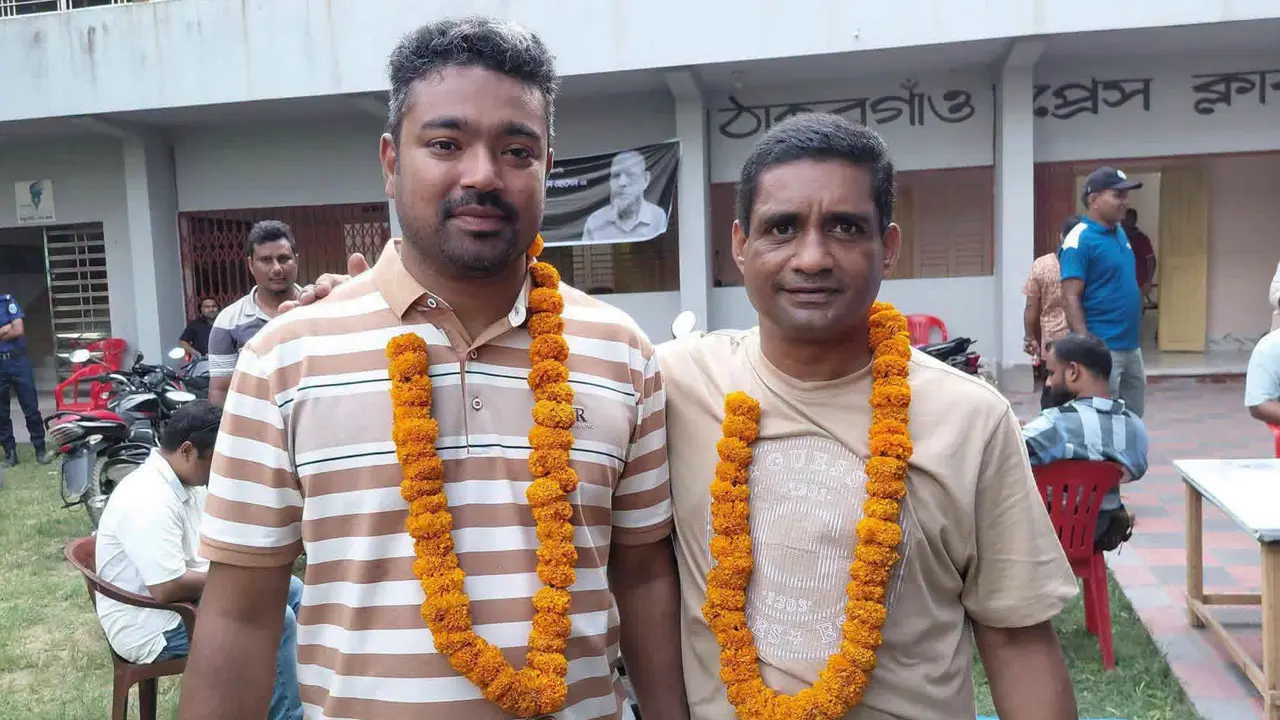 ঠাকুরগাঁও প্রেসক্লাবের সভাপতি মিঠু, সাধারণ সম্পাদক তানু