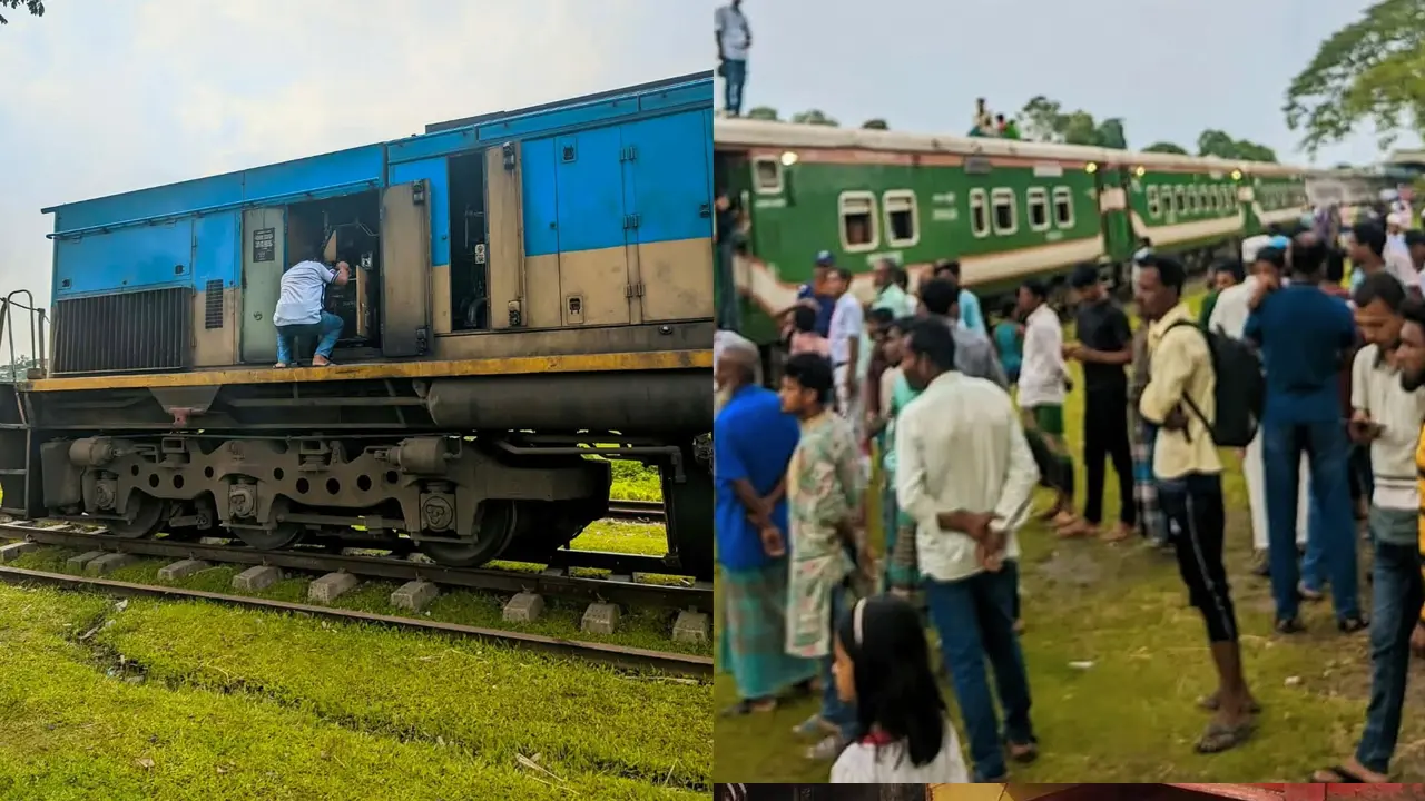 চলন্ত ট্রেনের ইঞ্জিনে আগুন, চট্টগ্রাম-ময়মনসিংহ রুটে ট্রেন চলাচল বন্ধ