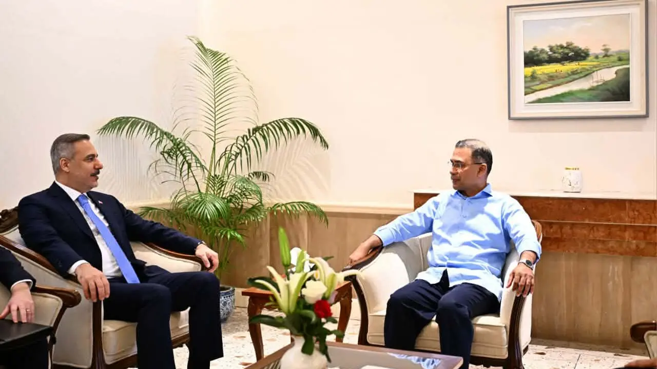 প্রধানমন্ত্রীর সঙ্গে তুরস্কের পররাষ্ট্রমন্ত্রী হাকান ফিদানের সাক্ষাৎ