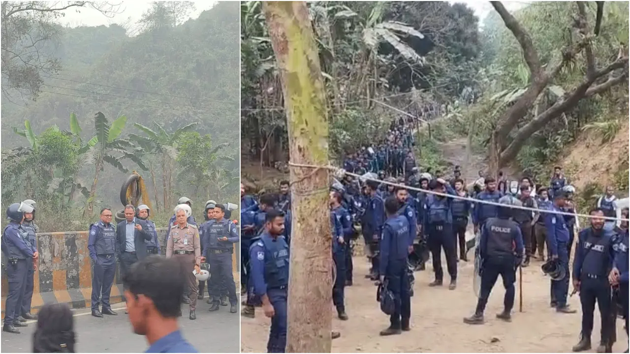জঙ্গল সলিমপুরে যৌথ বাহিনীর বড় অভিযান, মাঠে চার হাজার সদস্য