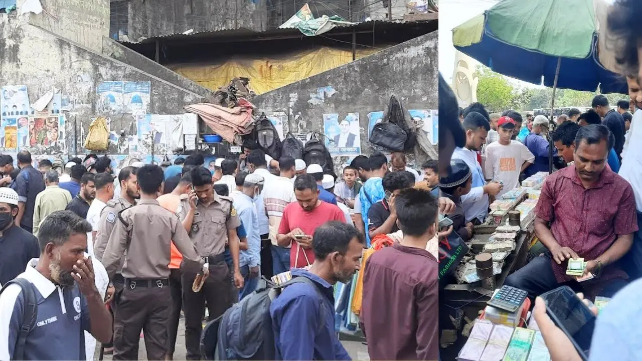 মতিঝিলে চোর-পুলিশ খেলা, গুলিস্তানে পুলিশের সামনে নতুন নোট বিক্রি