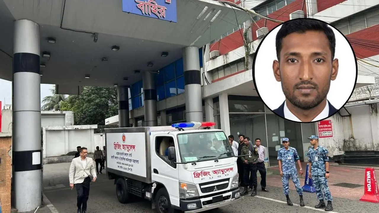সৌদিতে ইরানের হামলায় নিহত মোশাররফের মরদেহ দেশে এসেছে