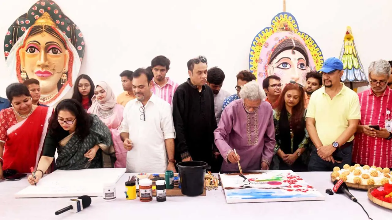 চারুকলায় শুরু বাংলা নববর্ষ উদযাপনের প্রস্তুতি
