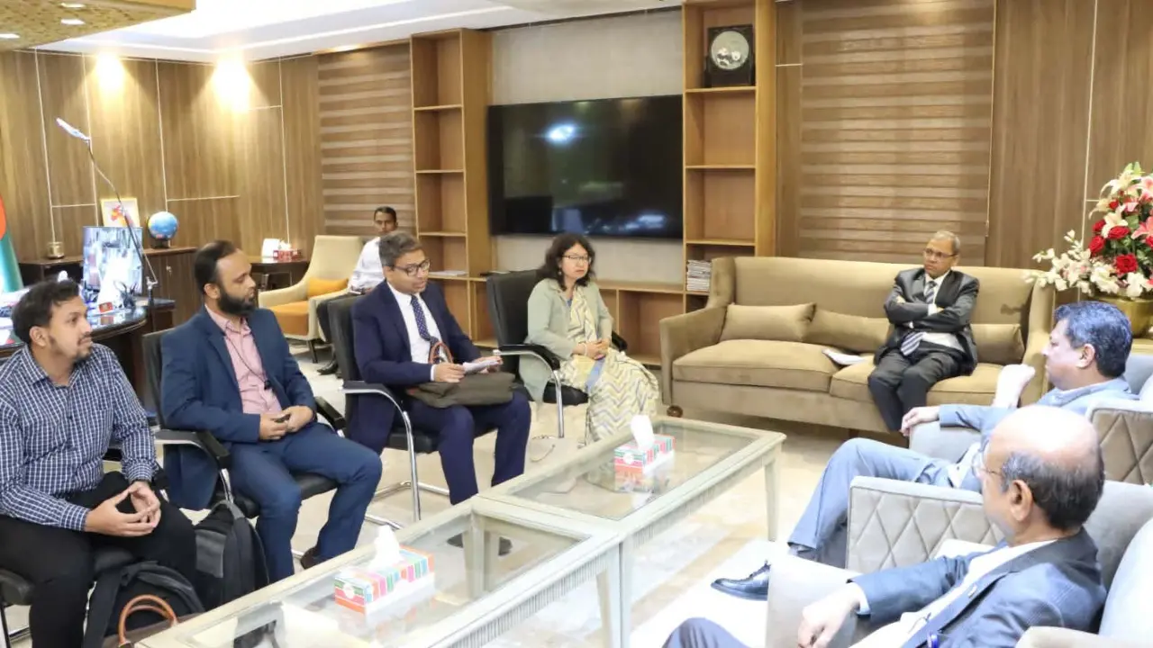 গণপূর্ত মন্ত্রীরসঙ্গে রিহ্যাব প্রতিনিধিদলের সৌজন্য সাক্ষাৎ