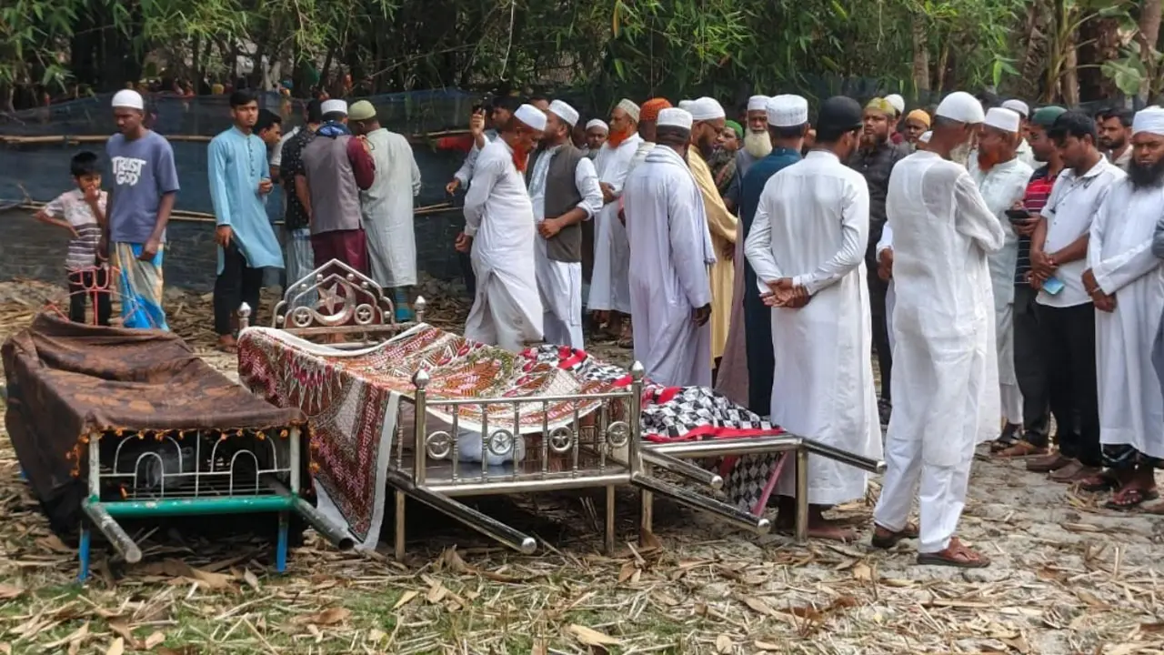 নববধূ মিতুসহ তিনজনের দাফন সম্পন্ন