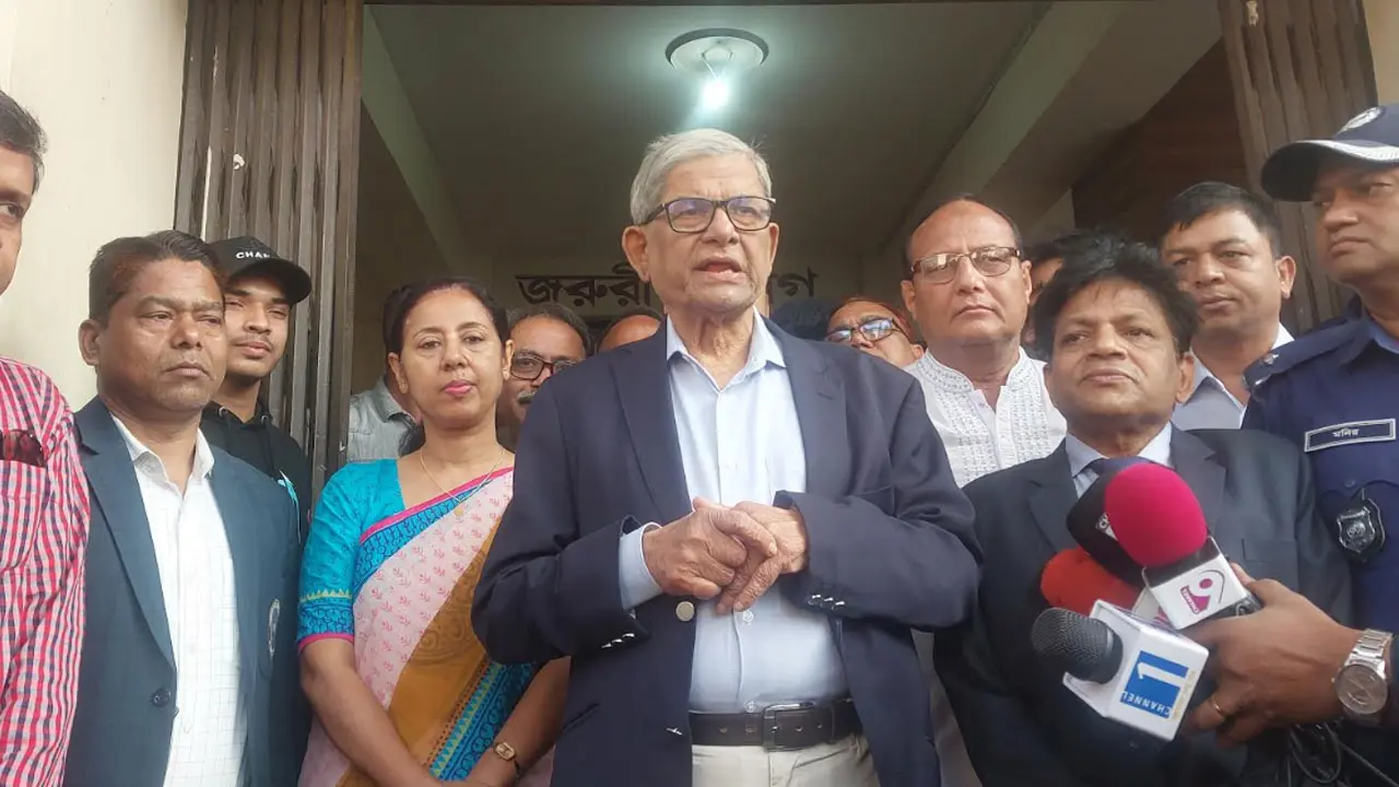 ঠাকুরগাঁওয়ে মেডিকেল কলেজের সিদ্ধান্ত হয়ে গেছে : মির্জা ফখরুল